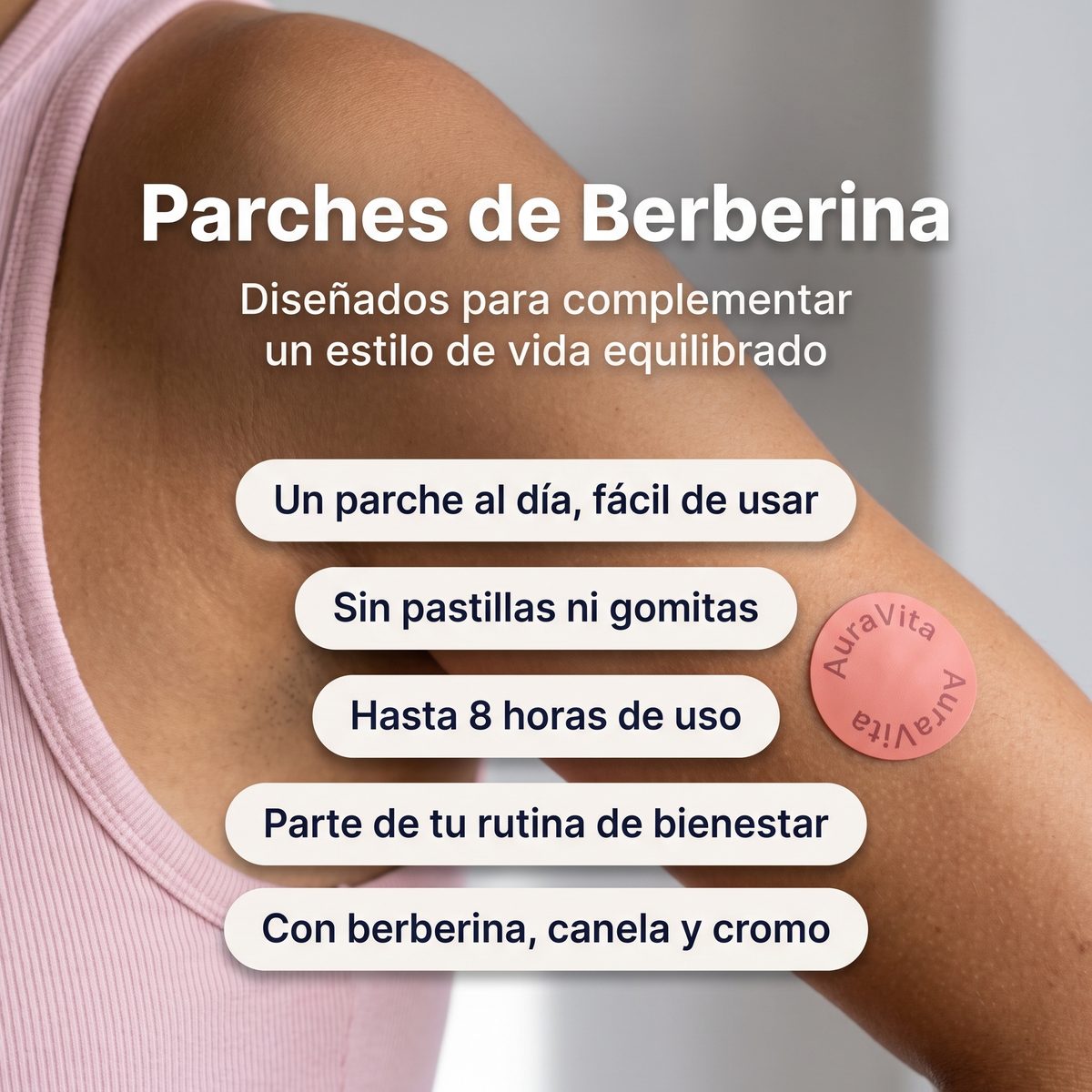 Parches de Berberina | Contra tus antojos