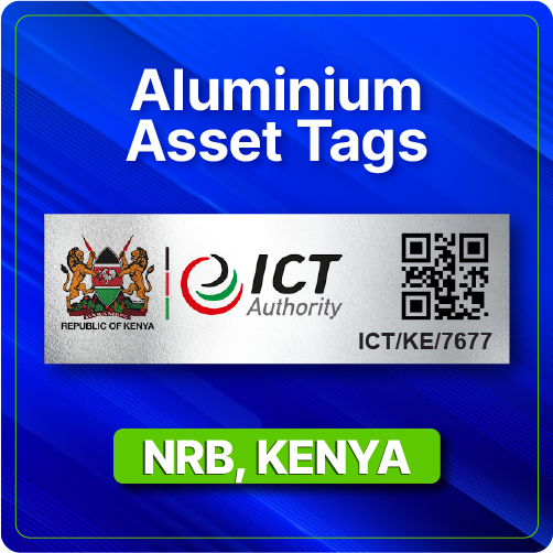 aluminium acetone activated asset tags, asset tagging in Kenya