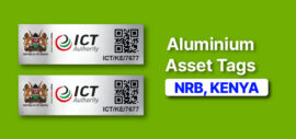 aluminium acetone activated asset tags, asset tagging in Kenya custom asset tag labels barcode asset tags in Nairobi