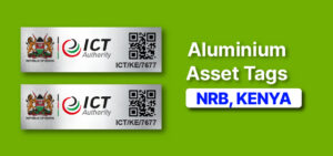 aluminium acetone activated asset tags, asset tagging in Kenya custom asset tag labels barcode asset tags in Nairobi